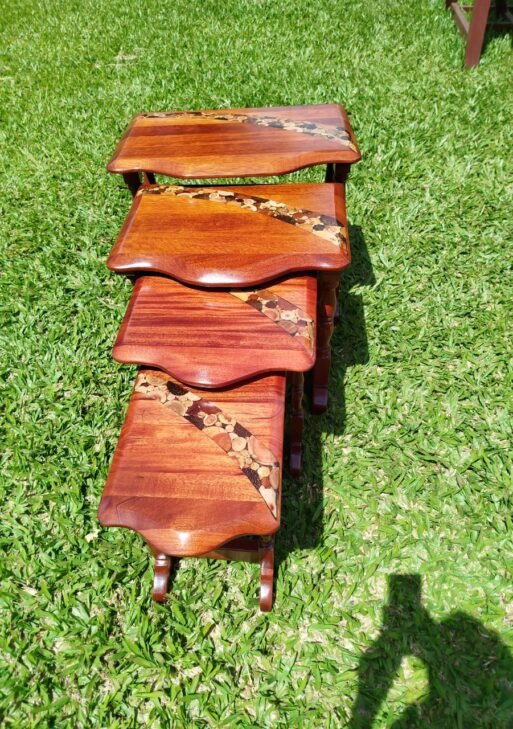 Wooden Stool Set