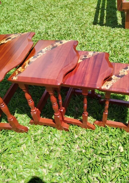 Wooden Stool Set