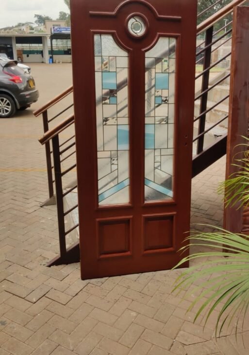 Wooden Glass Panel Door
