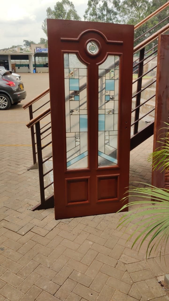 Wooden Glass Panel Door