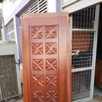 Heritage Pattern Wooden Door