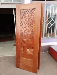 Textured Wooden Door Panel